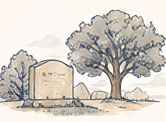 Graveside Service illustration